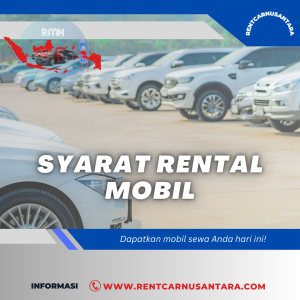 Syarat Rental Mobil