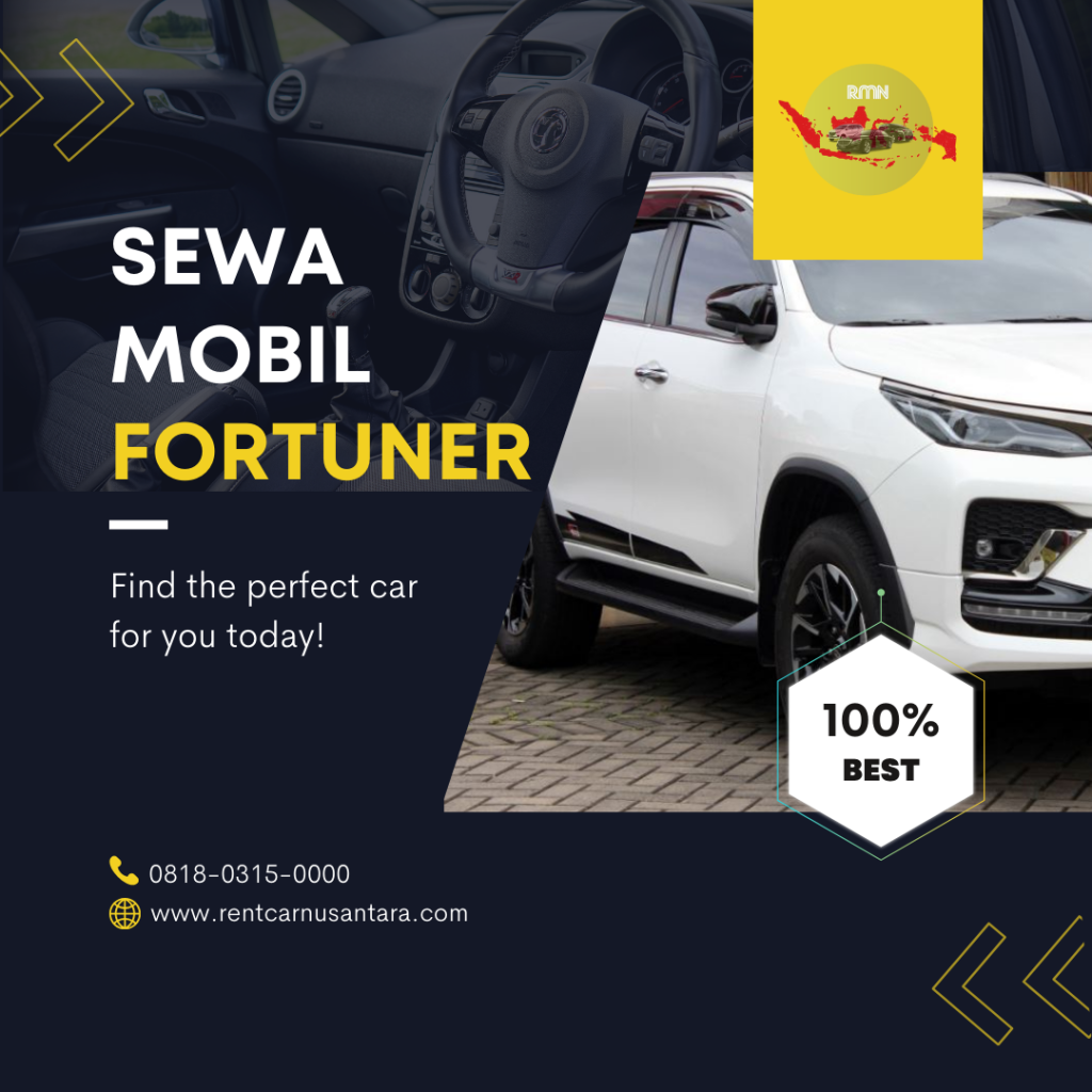 Sewa Mobil Fortuner Harian di Jakarta